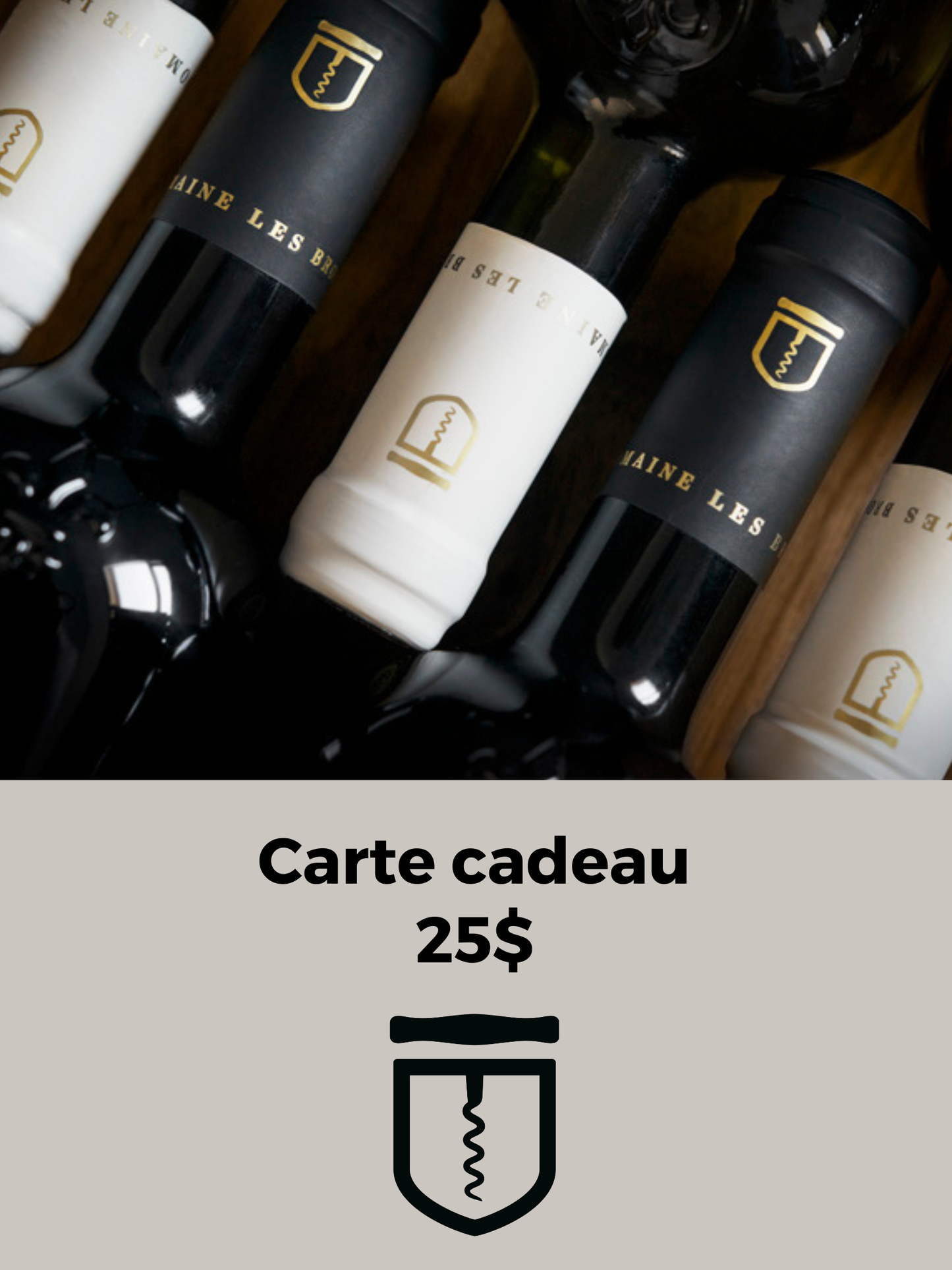 Carte cadeau - 25 $
