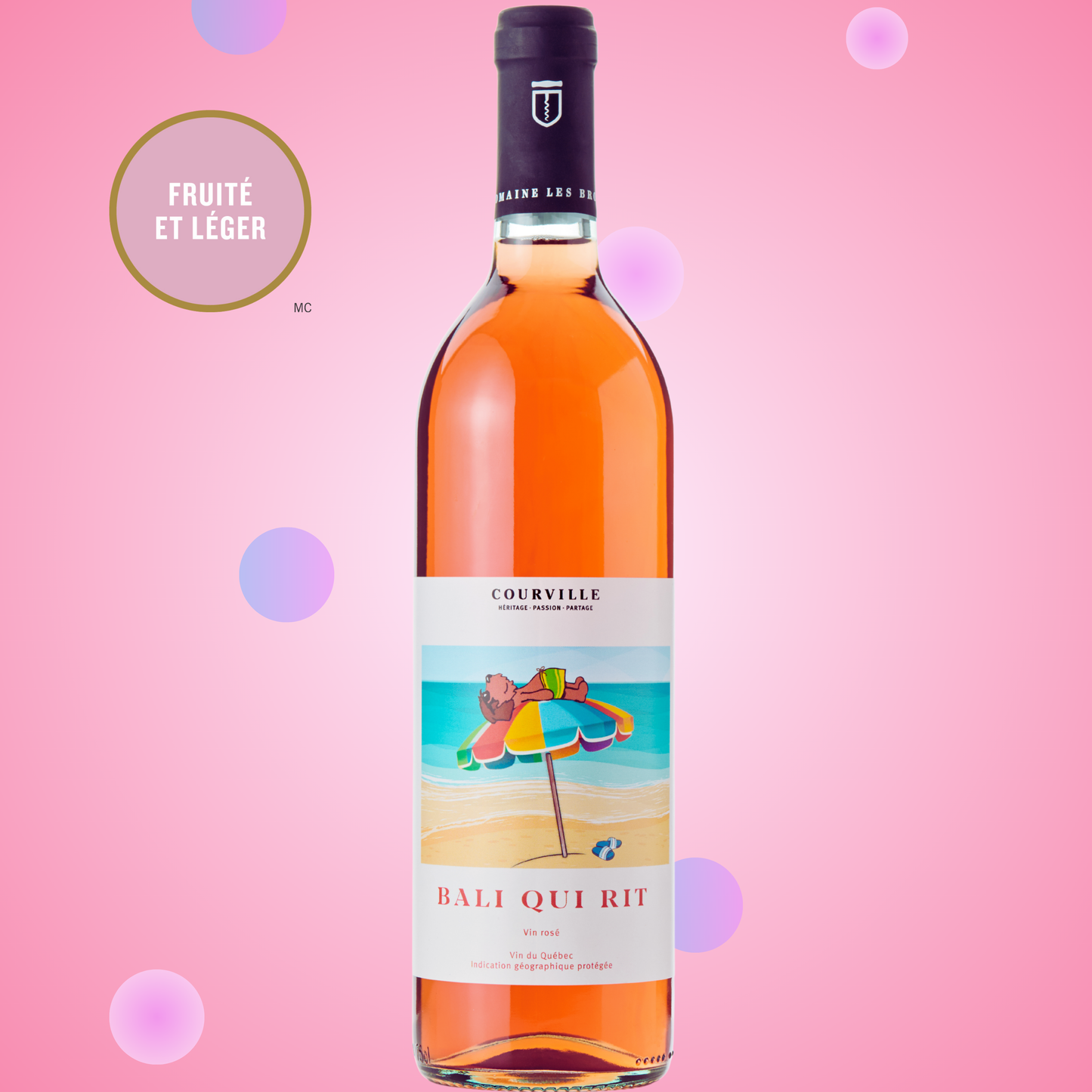 Bali qui rit - Vin rosé fruité