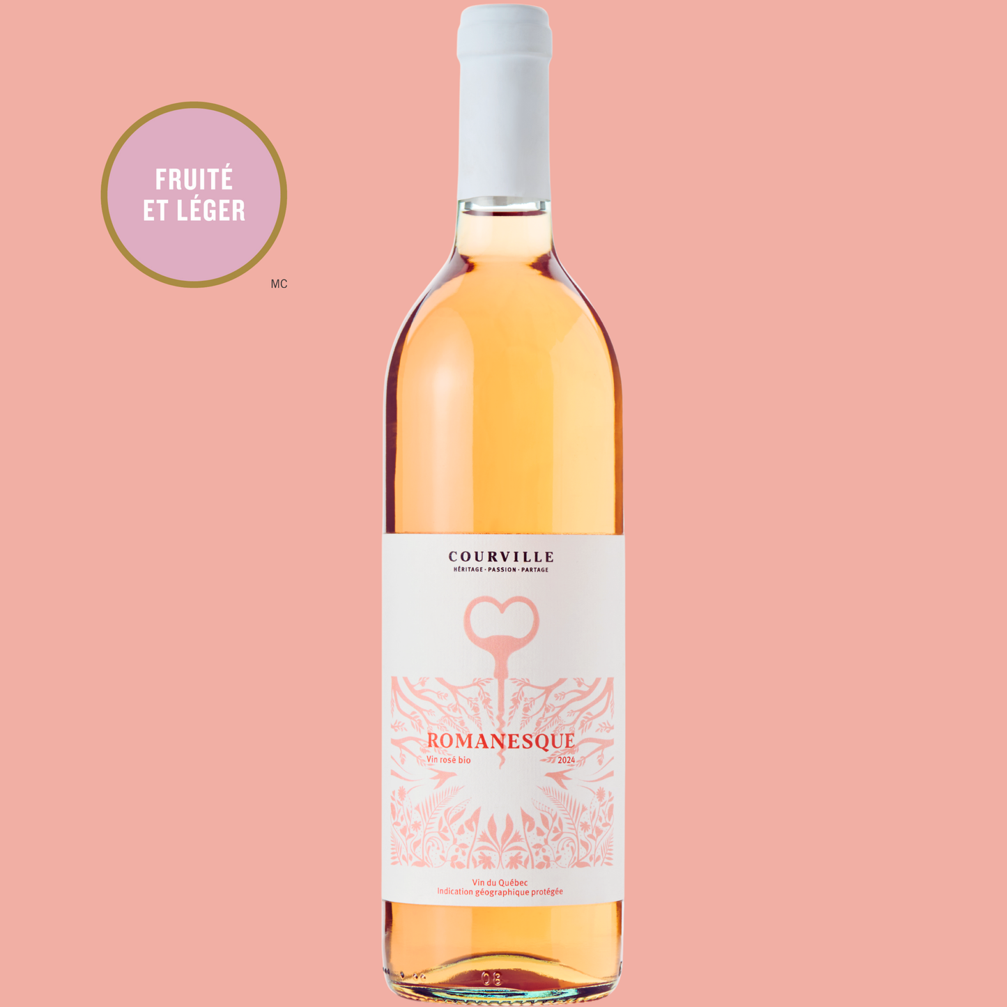 Romanesque - Vin rosé biologique