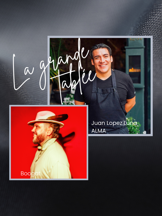 Grande tablée - Chef Juan Lopez Luna & l'artiste Boogat